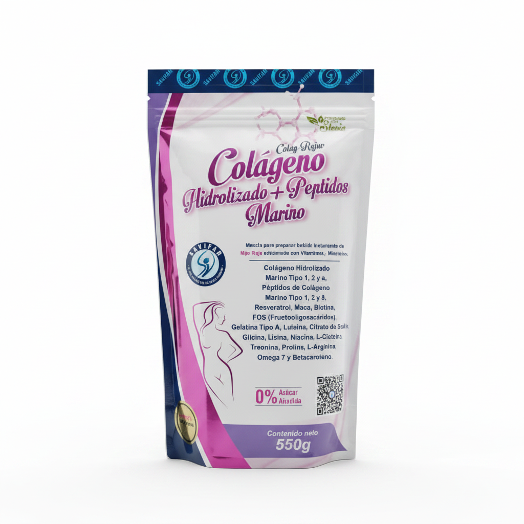 Colágeno Marino + Péptidos de Colágeno – Savifar