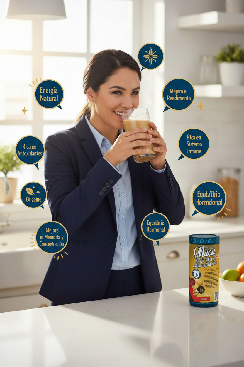 Maca Peruana Premium (1000g) – Mezcla de Maca Roja, Negra, Shihua y Amarilla