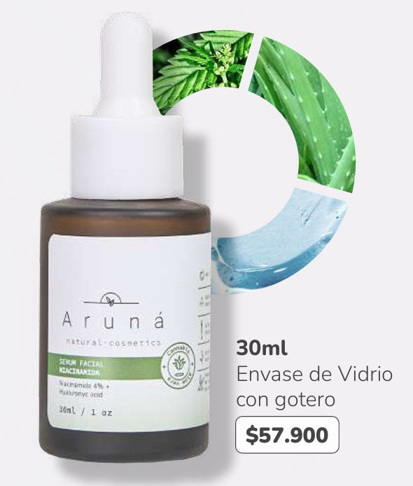 Serum Facial Niacinamida -Niacinamida 4%+ Ácido Hialuronico