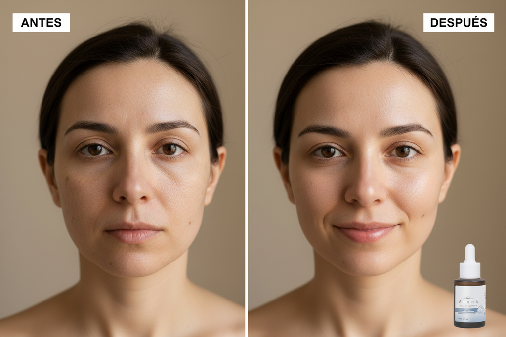 Serum Facial AHA - Exfoliante Renovador - Glicólico 4% + acido Láctico 2.5%