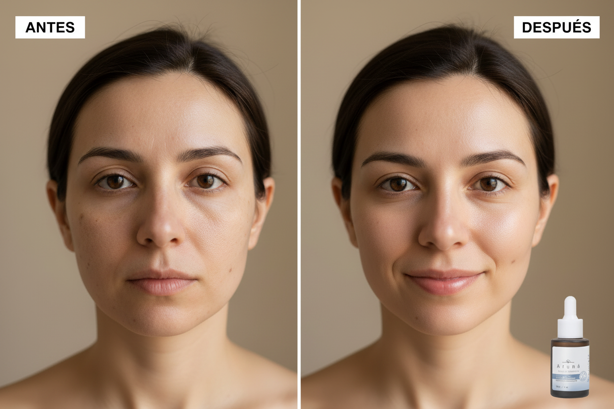Serum Facial AHA - Exfoliante Renovador - Glicólico 4% + acido Láctico 2.5%