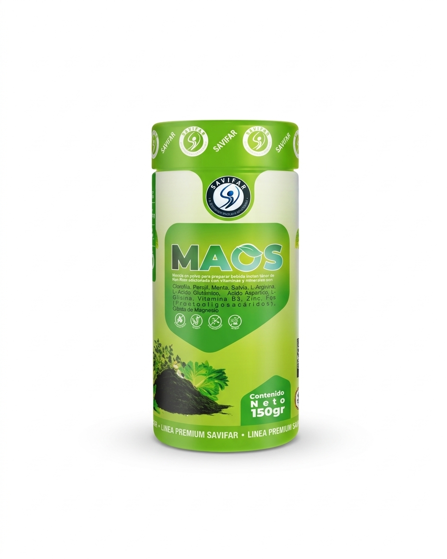 Maos - Mezcla Detox con Clorofila y Extractos Vegetales | 150g