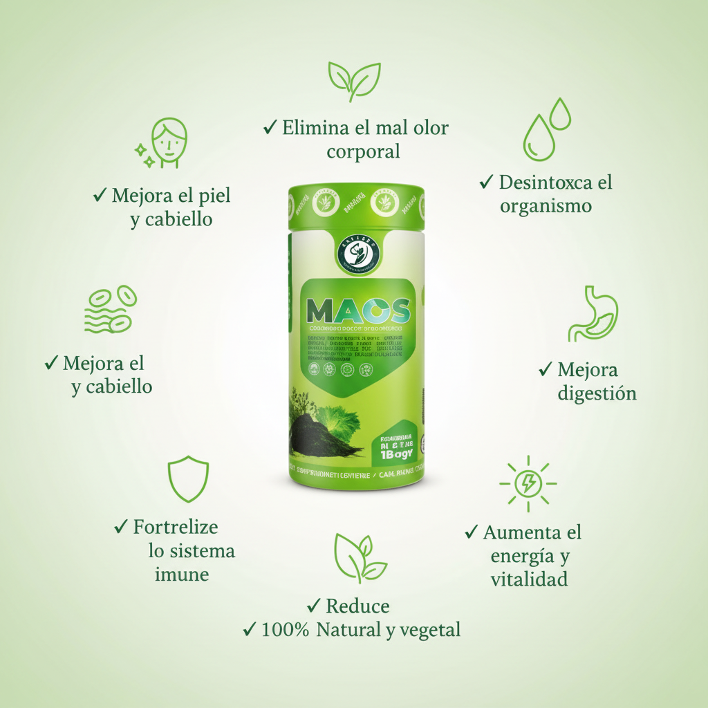 Maos - Mezcla Detox con Clorofila y Extractos Vegetales | 150g