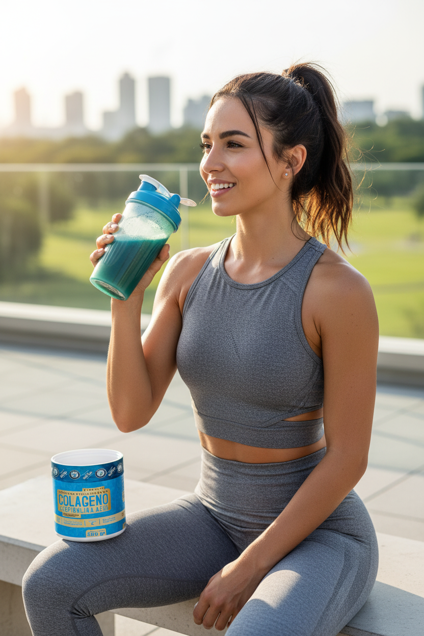 Péptidos Bioactivos de Colágeno + Espirulina Azul Savifar - 500g | Bienestar Integral y Energía
