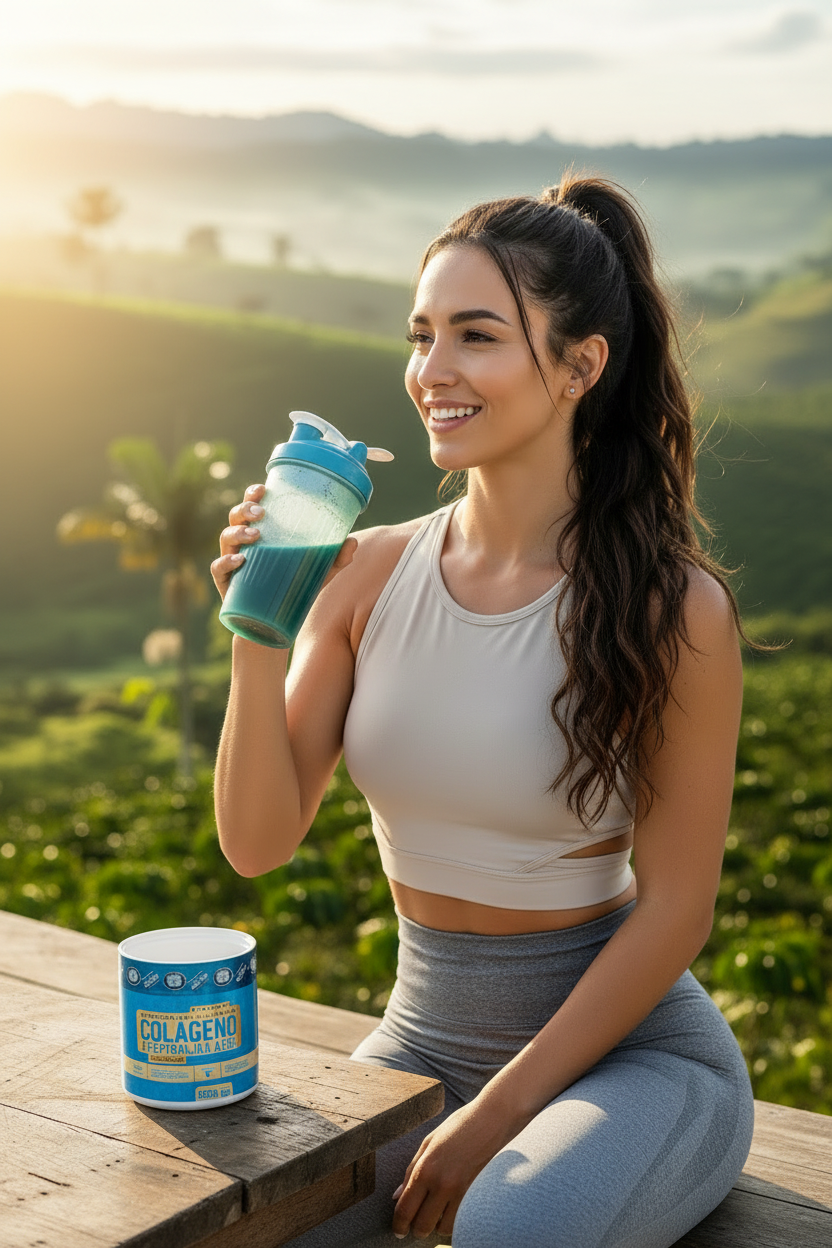 Péptidos Bioactivos de Colágeno + Espirulina Azul Savifar - 500g | Bienestar Integral y Energía