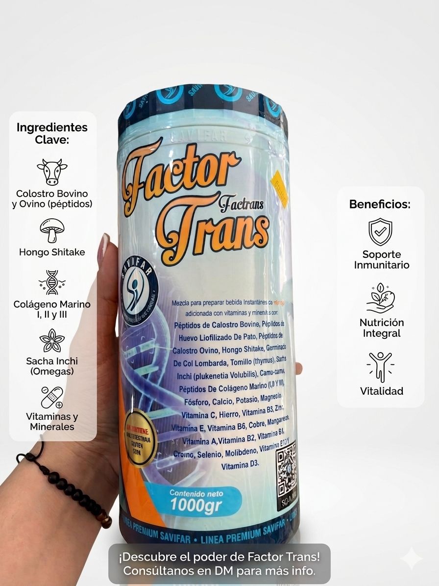 Factor Trans (Factrans) - Suplemento Premium Multibeneficio (1000g)